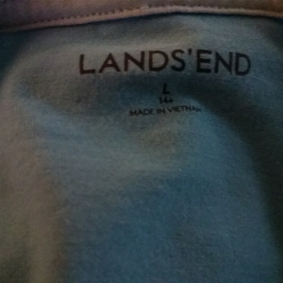 Lands End Hanukkah Holiday Snowflake Top - Picture 6 of 6